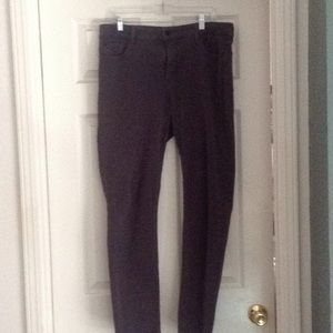 NYDJ dark grey denim legging size 14